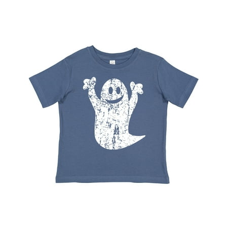 

Inktastic Halloween Cute White Grunge Ghost Gift Toddler Boy or Toddler Girl T-Shirt