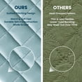 thumbnail image 5 of Sleep Zone Velvet Quilt Set, Full/Queen 90"x96", Buttery Soft Velvet 3 Piece Quilt Coverlet Set, Blue, 5 of 10