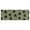 Green Bigfoot Pattern, variant on Black Bigfoot Pattern Kitchen Rug Mat,Kitchen Runner Rugs Non Skid Washable,Decorative Kitchen Floor Mats for Kitchen,Sink,Laundry,17"X47"