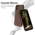 thumbnail image 2 of iPhone 11 Case,Ultra Slim Fit iPhone Case Liquid Silicone Gel Cover with Full Body Protection Anti-Scratch Shockproof Case Compatible with iPhone 11 (Chocolate), 2 of 14