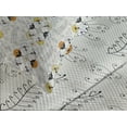 thumbnail image 4 of Ambesonne Ethnic Quilted Bedspread Set 3 Pcs, Paisley Flowers, King Size, Pale Grey Marigold, 4 of 5