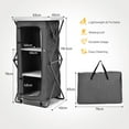 thumbnail image 3 of Costway Folding Pop-Up Cupboard Compact Camping Storage Cabinet w/ Bag Large Size, 3 of 9