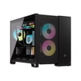 thumbnail image 4 of CORSAIR 2500D AIRFLOW - Mid tower - micro ATX - windowed side panel (tempered glass) - no power supply (ATX) - black - USB/Audio, 4 of 8