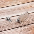 thumbnail image 5 of Cerradura de combinación, Cerradura de perno deslizante de aleación de zinc de 4 dígitos, Cerradura de seguridad de puerta sin llave para cobertizo, puerta, cercas (Plata), 5 of 5