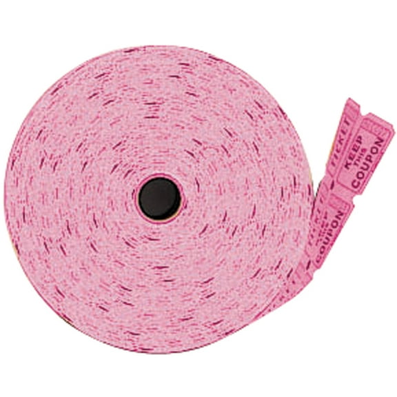 Double Ticket Rolls - 2000 Tickets Per Roll, Assorted Colors