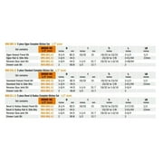CMT Orange Tool 800.510.11 5-PIECE COMPLETE KITCHEN SET