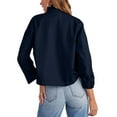 thumbnail image 5 of Women Zip Up Utility Coat with Pockets Casual Cropped Jackets, 5 of 7