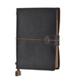 thumbnail image 2 of Labymos Leather Soft Cover Refillable Journal Notebook with Elastic Strap Diary Travel Business Notepad Lined, 2 of 7