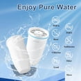thumbnail image 4 of 3X Reemplazo de Filtros de Agua para Dispensadores y Jarras de Agua Zero ZR-001,ZR-003 ZR-004, ZR-006, Filtración Multicapa, 4 of 5
