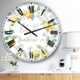 thumbnail image 2 of DesignArt Mediterranean Breeze XII Large Wall Clock, 2 of 2