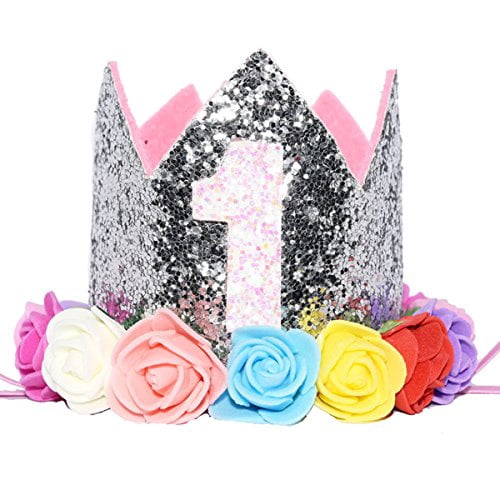 1st birthday flower crown