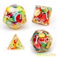 thumbnail image 4 of Set de dados BESCON DICE Fruit Polyhedral RPG de 7 piezas, 4 of 5