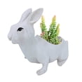 thumbnail image 4 of Christmas Decorations Resin Rabbit Shape Daisy The Planter Swing Face Planter Pot Hanging Resin Flower Head Planters for Indoor and Outdoor Succulent Pots for String of Pearls Ideal Gifts for Mon, 4 of 9