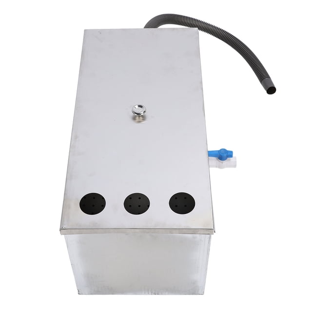 Grease Interceptor Trap, 600 X 300mm Stainless Steel Commercial Grease Interceptor for Kitchen Restaurant