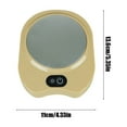 thumbnail image 3 of Xecvkr Cup Warmer 55 Degrees Constant Temperature Heating Mat for Coffee Tea Milk USB Powered Automatic Intelligent White Khaki Brown, 3 of 6