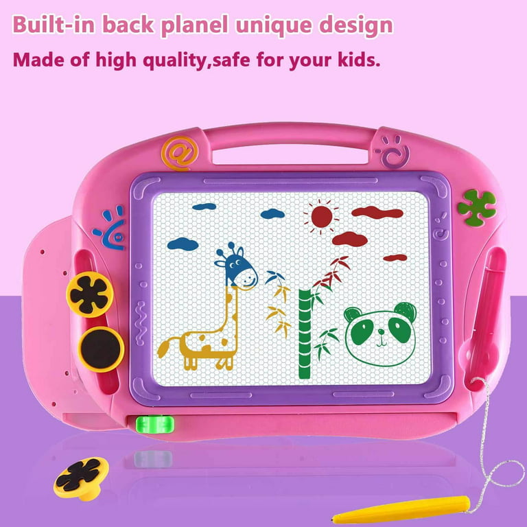 Panshi Magnetic Drawing Board Toy for 2 3 4 5 6 Year Old Toddlers, Erasable  Magna Writing Doodle Table for Age 2-6 Kids,Etch Sketch Pad Birthday Gifts