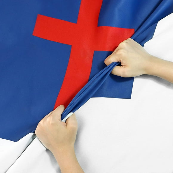 Anley Rip-Proof Double Sided 3-Ply Christian Flag 3x5 Foot - The Strongest, Longest Lasting Religious Flags 3 X 5 Ft