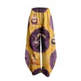 thumbnail image 4 of Bovemsi Capri Pants for Women Wide Leg Barrel Baggy Trousers, Elastic High Waist Casual Pants With Pockets Fashion Outfits Clothes XXL Gold, 4 of 4