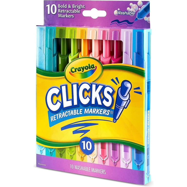 Washable Markers For Kids; 24 Count, Non-toxic, Toddler Marker