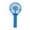 Blue, variant on Qocolhg Portable Handheld Fan Rechargeable, High Speeds Strong Wind Mini USB Personal Fan Ventilator with Large Capacity Battery, Folding Small Fan for Girls Women Kids Travel, Green, Clearance