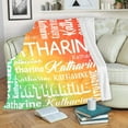thumbnail image 4 of Personalized Blankets with Name Custom Blanket for Adult Kids Baby Customized Blanket Monogrammed Blankets Gifts for Women Men Girls Boys, 4 of 6