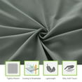 thumbnail image 3 of Bed Sheets Set, 1800 Series Deep Pocket Soft Microfiber 4 Piece Queen Sheet Sets, Gray, 3 of 10