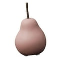 thumbnail image 4 of Figura de pera de cerámica moderna y sencilla, estatua coleccionable, escultura creativa de fruta. Rosa 6.5cmx11cm, 4 of 9