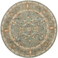 thumbnail image 2 of Safavieh Heritage Leinster Oriental Wool Area Rug, Blue, 4' x 4' Round, 2 of 11