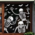 thumbnail image 1 of Adhesivos para ventanas de Halloween, pegatinas para ventanas de Halloween, adhesivos para ventanas de esqueleto, decoraciones para ventanas de Halloween para paredes de vidrio, suministros para fiest, 1 of 3