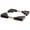 Black, variant on Washer Dryer Base Frame Mobile Rolling Design with Rubber Feet for Washing