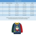 thumbnail image 3 of Sweat à Capuche Mode Contrasté pour Garçons, Pull Brodé Santa pour Enfants, Automne, 3 of 5