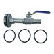 thumbnail image 1 of Adaptador de válvula de bola para tanque de petróleo de 50 galones y barril galvanizado. recto 20mm, 1 of 9