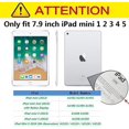 thumbnail image 2 of Funda para niños para Apple Ipad Mini 5/4/3/2/1 de 7,9 pulgadas solamente, funda ligera a prueba de niños con soporte de espuma Eva para Ipad Mini, Mini 5 (2019), Mini 4, Ipad Mini 3rd, 2 of 5