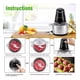 thumbnail image 2 of Procesador Alimentos SOKANY Picador Carne Verduras Color Plateado, 2 of 7