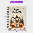 thumbnail image 5 of Happy Halloween Poodle Witches Hat Pumpkin Carving Spiral Bound Journal Poodles Dog Lover Gifts Idea 5x7in Spiral Notebook - 02019, 5 of 5