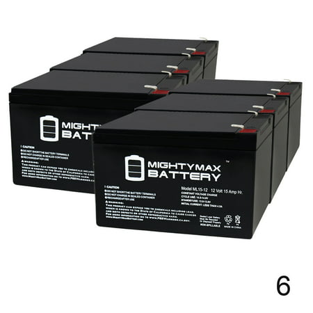 12V 15AH F2 Battery Replacement for MotoTec 24v Mini Quad V3 - 6