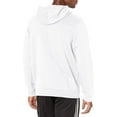 thumbnail image 2 of Men's adidas Feel Cozy Pullover Fleece Hoodie Color: White Black Size: XXL, 2 of 2