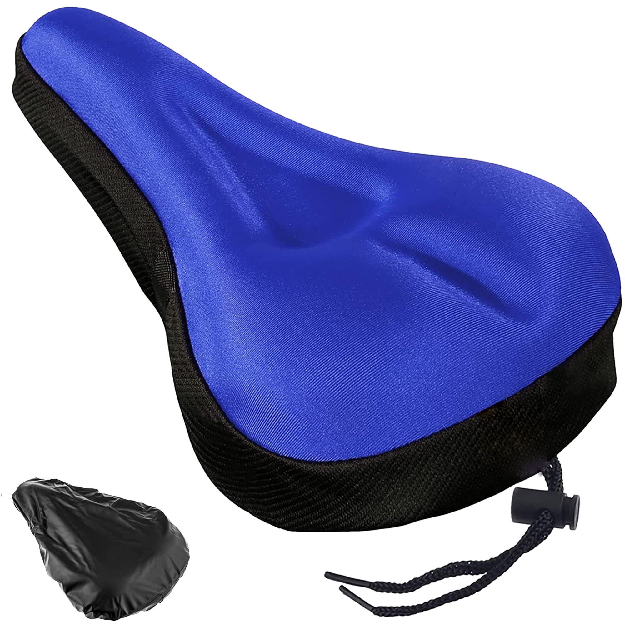 Stationary Bike Seat Cushion or Mountain Bike Saddle Water and Dust Resistant Cover Spin Bike Pedal To The Medal Gel Bike Seat Cover Extra Soft and Wide Gel Bicycle Seat Road Bike