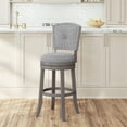 thumbnail image 2 of Hillsdale Santa Clara II 30 Wood Contemporary Bar Stool in Gray, 2 of 10