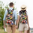 thumbnail image 6 of Dra_gon Ball Backpack Canvas Casual Lightweight Backpack Fashion Travel Backpack Laptop Backpack 17.7 Inch And15.7inch, 6 of 7