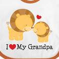 thumbnail image 4 of Inktastic I Love My Grandpa Boys or Girls Baby Bib, 4 of 4