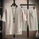 thumbnail image 3 of Camiseta estampada monocromática para hombre, moda casual para hombre, lente, conjunto de dos piezas, verano, venta caliente, nuevo, 2024, 3 of 5