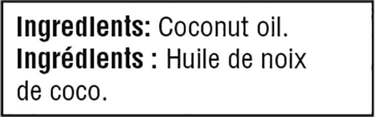 Huile de noix de coco 100 % vierge Great Value