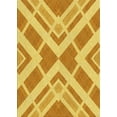 thumbnail image 1 of Ahgly Company Machine Washable Indoor Rectangle Transitional Orange Area Rugs, 5' x 7', 1 of 7