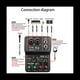 thumbnail image 1 of TEYUN Tarjeta de Sonido Q-12 Mezclador de Audio Placa de Sonido Consola Interfaz de Sistema de Escritorio 4 Canales 48V Potencia EstéReo Tarjeta de Sonido para Ordenador, 1 of 5
