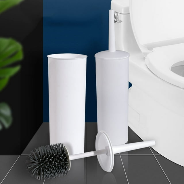 Bilqis Toilet Brush And Holder, Good Grip Toilet Bowl Cleaner Brush For Bathroom Storage Toilet Cleaner Brush With Long Handle For Deep Cleaning, Durable Bristles Toil