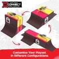thumbnail image 4 of Tech Deck, Vert Wall 2.0, X-Connect Park Creator, Customizable and Buildable Ramp Set with Exclusive Fingerboard, Kids Toy for Boys and Girls Ages 6 and up, 4 of 9