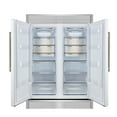 thumbnail image 3 of Forno Maderno 2-28-Inch Wide Convertible Refrigerator/Freezer in White, Decorative Trim, 27.2 cu.ft, 84-Inch High, 3 of 8
