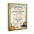thumbnail image 4 of Stupell Industries Vintage Trick or Treat Sign Holiday Painting Gold Floater Framed Canvas Art Print Wall Art, 25 x 31, 4 of 10
