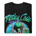 thumbnail image 3 of Motley Crue Turquoise Allister Jumbo Print Unisex Sweatshirt - Black - Small, 3 of 5